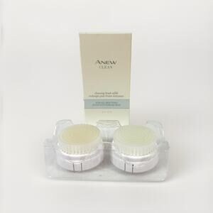 Avon Anew Clean Cleansing Brush Refills (2 Brush Heads Refills) Brand NEW NIP